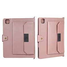 Leather Case Stands Flip Cover Holder AD1 for Apple iPad Pro 11 (2020) Rose Gold