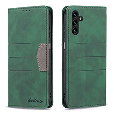 Leather Case Stands Flip Cover Holder B01F for Samsung Galaxy A04s Green