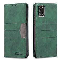 Leather Case Stands Flip Cover Holder B01F for Samsung Galaxy A31 Green