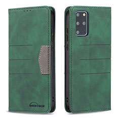 Leather Case Stands Flip Cover Holder B01F for Samsung Galaxy S20 Plus 5G Green