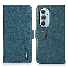 Leather Case Stands Flip Cover Holder B01H for Motorola Moto Edge 30 Pro 5G Green