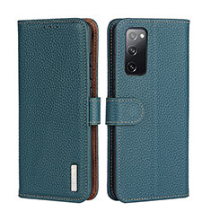 Leather Case Stands Flip Cover Holder B01H for Realme GT 5G Green