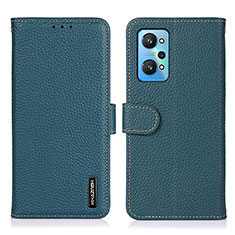 Leather Case Stands Flip Cover Holder B01H for Realme GT Neo 3T 5G Green