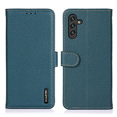 Leather Case Stands Flip Cover Holder B01H for Samsung Galaxy A04s Green