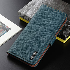 Leather Case Stands Flip Cover Holder B01H for Xiaomi Mi 12 Ultra 5G Green