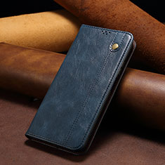 Leather Case Stands Flip Cover Holder B01S for Huawei Nova 11 SE Blue