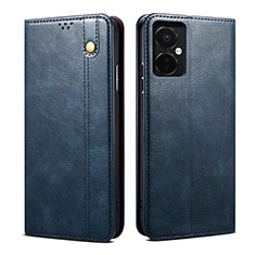 Leather Case Stands Flip Cover Holder B01S for OnePlus Nord CE 3 5G Blue