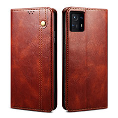 Leather Case Stands Flip Cover Holder B01S for Xiaomi Mi Mix 4 5G Brown