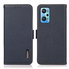 Leather Case Stands Flip Cover Holder B03H for Realme GT Neo 3T 5G Blue