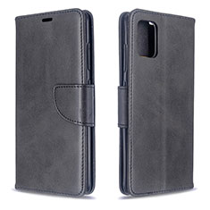Leather Case Stands Flip Cover Holder B04F for Samsung Galaxy A51 4G Black