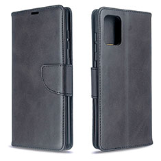 Leather Case Stands Flip Cover Holder B04F for Samsung Galaxy A71 5G Black