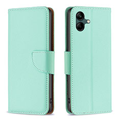 Leather Case Stands Flip Cover Holder B06F for Samsung Galaxy A04E Green