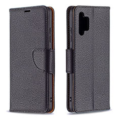 Leather Case Stands Flip Cover Holder B06F for Samsung Galaxy A32 4G Black