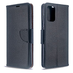 Leather Case Stands Flip Cover Holder B06F for Samsung Galaxy S20 Black