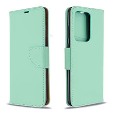 Leather Case Stands Flip Cover Holder B06F for Samsung Galaxy S20 Plus Green