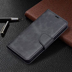 Leather Case Stands Flip Cover Holder B06F for Samsung Galaxy S21 Plus 5G Black