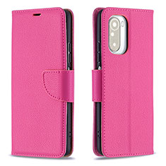 Leather Case Stands Flip Cover Holder B06F for Xiaomi Mi 11X Pro 5G Hot Pink