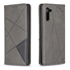 Leather Case Stands Flip Cover Holder B07F for Samsung Galaxy Note 10 5G Gray