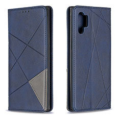 Leather Case Stands Flip Cover Holder B07F for Samsung Galaxy Note 10 Plus 5G Blue