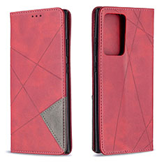 Leather Case Stands Flip Cover Holder B07F for Samsung Galaxy Note 20 Ultra 5G Red