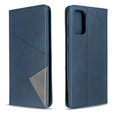 Leather Case Stands Flip Cover Holder B07F for Samsung Galaxy S20 5G Blue