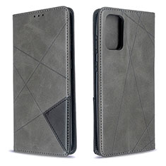 Leather Case Stands Flip Cover Holder B07F for Samsung Galaxy S20 5G Gray