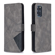 Leather Case Stands Flip Cover Holder B08F for Samsung Galaxy S20 Plus 5G Gray
