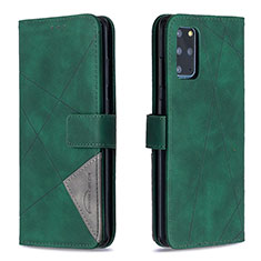 Leather Case Stands Flip Cover Holder B08F for Samsung Galaxy S20 Plus 5G Green