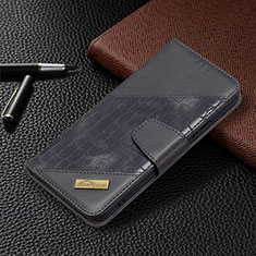 Leather Case Stands Flip Cover Holder B08F for Samsung Galaxy S21 5G Black