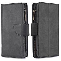 Leather Case Stands Flip Cover Holder B09F for Samsung Galaxy M60s Black