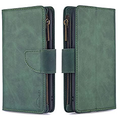 Leather Case Stands Flip Cover Holder B09F for Samsung Galaxy M80S Green