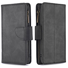 Leather Case Stands Flip Cover Holder B09F for Samsung Galaxy Note 20 Ultra 5G Black