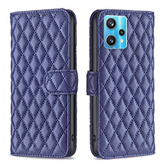 Leather Case Stands Flip Cover Holder B11F for Realme Narzo 50 Pro 5G Blue