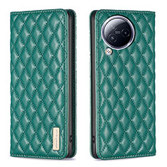 Leather Case Stands Flip Cover Holder B11F for Xiaomi Civi 3 5G Green