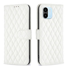 Leather Case Stands Flip Cover Holder B11F for Xiaomi Redmi A2 Plus White