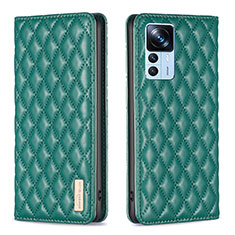 Leather Case Stands Flip Cover Holder B19F for Xiaomi Mi 12T Pro 5G Green