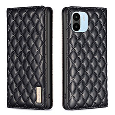 Leather Case Stands Flip Cover Holder B19F for Xiaomi Redmi A2 Plus Black