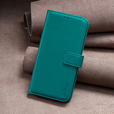 Leather Case Stands Flip Cover Holder B22F for Nokia C210 Green