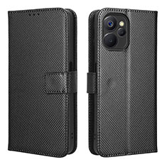 Leather Case Stands Flip Cover Holder BY1 for Realme 10 5G Black