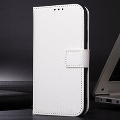 Leather Case Stands Flip Cover Holder BY1 for Realme 9 Pro 5G White