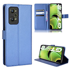 Leather Case Stands Flip Cover Holder BY1 for Realme GT Neo 3T 5G Blue