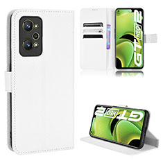 Leather Case Stands Flip Cover Holder BY1 for Realme GT Neo 3T 5G White