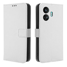 Leather Case Stands Flip Cover Holder BY1 for Realme GT Neo5 SE 5G White