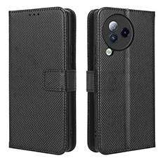Leather Case Stands Flip Cover Holder BY1 for Xiaomi Civi 3 5G Black