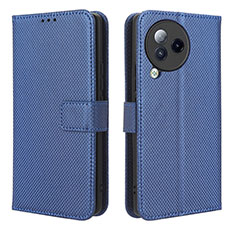 Leather Case Stands Flip Cover Holder BY1 for Xiaomi Civi 3 5G Blue