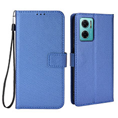 Leather Case Stands Flip Cover Holder BY1 for Xiaomi Redmi 10 Prime Plus 5G Blue