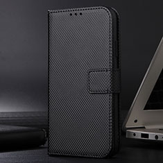 Leather Case Stands Flip Cover Holder BY1 for Xiaomi Redmi 9A Black