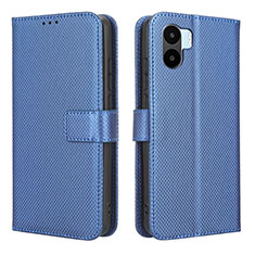 Leather Case Stands Flip Cover Holder BY1 for Xiaomi Redmi A2 Plus Blue