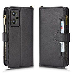 Leather Case Stands Flip Cover Holder BY2 for Realme GT Neo 3T 5G Black