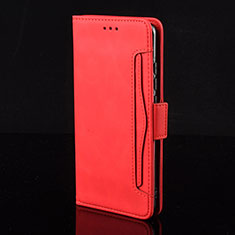 Leather Case Stands Flip Cover Holder BY2 for Xiaomi Black Shark 5 Pro 5G Red